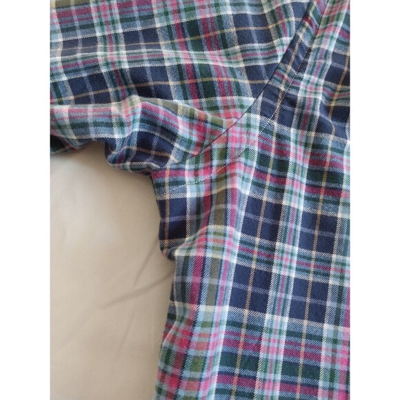Polo Ralph Lauren Classic Performance Flannel Shirt Plaid Red Blue Green XXL - Picture 14 of 16